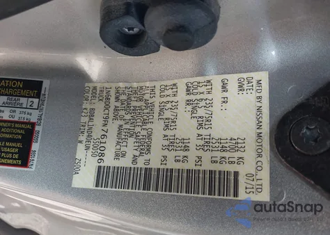 2015 Nissan Frontier S из США, поврежденный, VIN 1N6BD0CT9FN761086